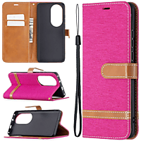KÖNIG DESIGN Book Case, Bookcover, Huawei, P50 Pro, Rosa