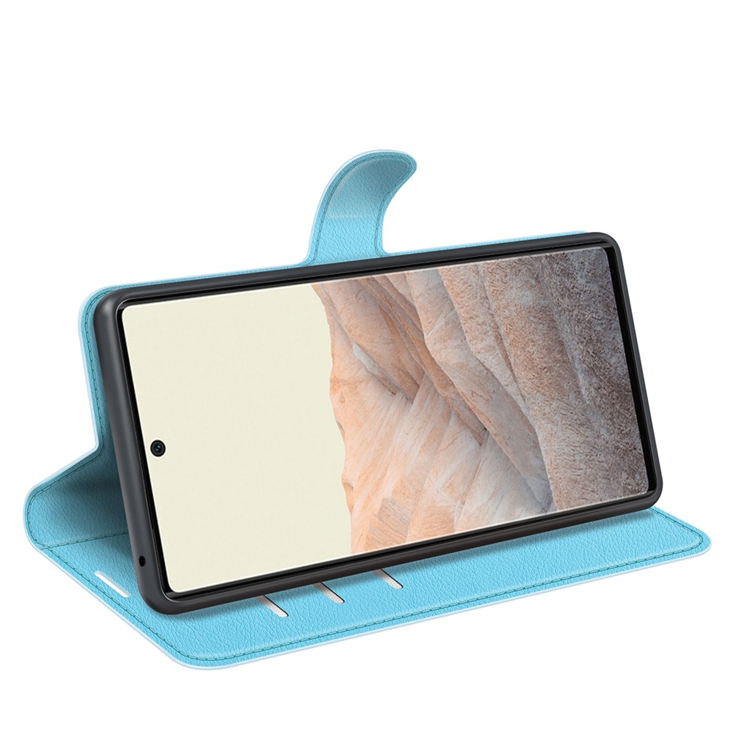 KÖNIG DESIGN Book Case, Google, 6, Pixel Blau Bookcover