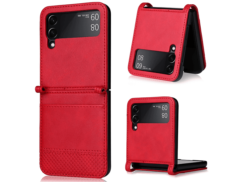 KÖNIG DESIGN Case, Backcover, Samsung, Galaxy Z Flip3 5G, Rot