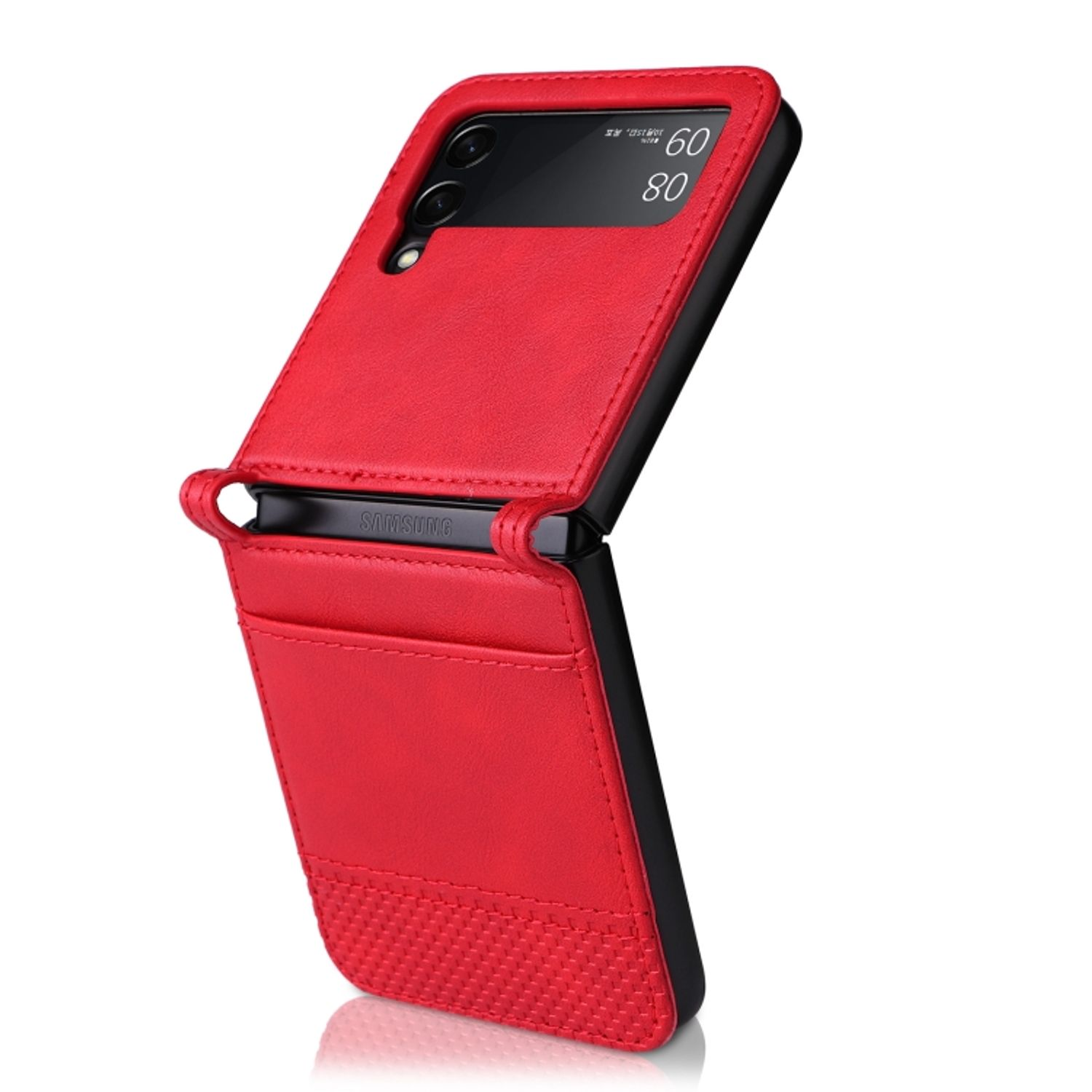 Rot Z 5G, Backcover, Galaxy Flip3 KÖNIG Case, DESIGN Samsung,