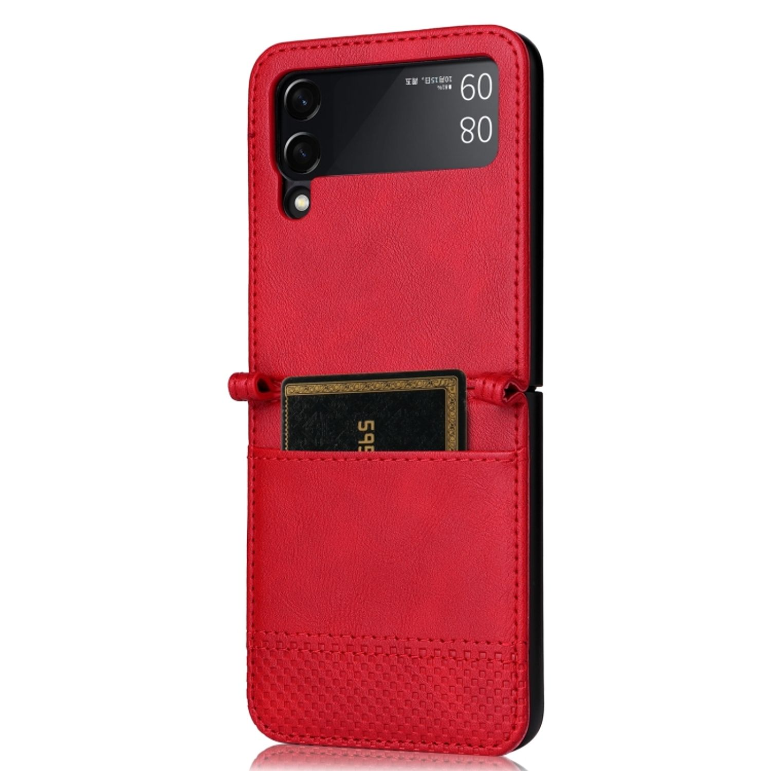 5G, Backcover, Flip3 Case, Samsung, Rot KÖNIG DESIGN Z Galaxy