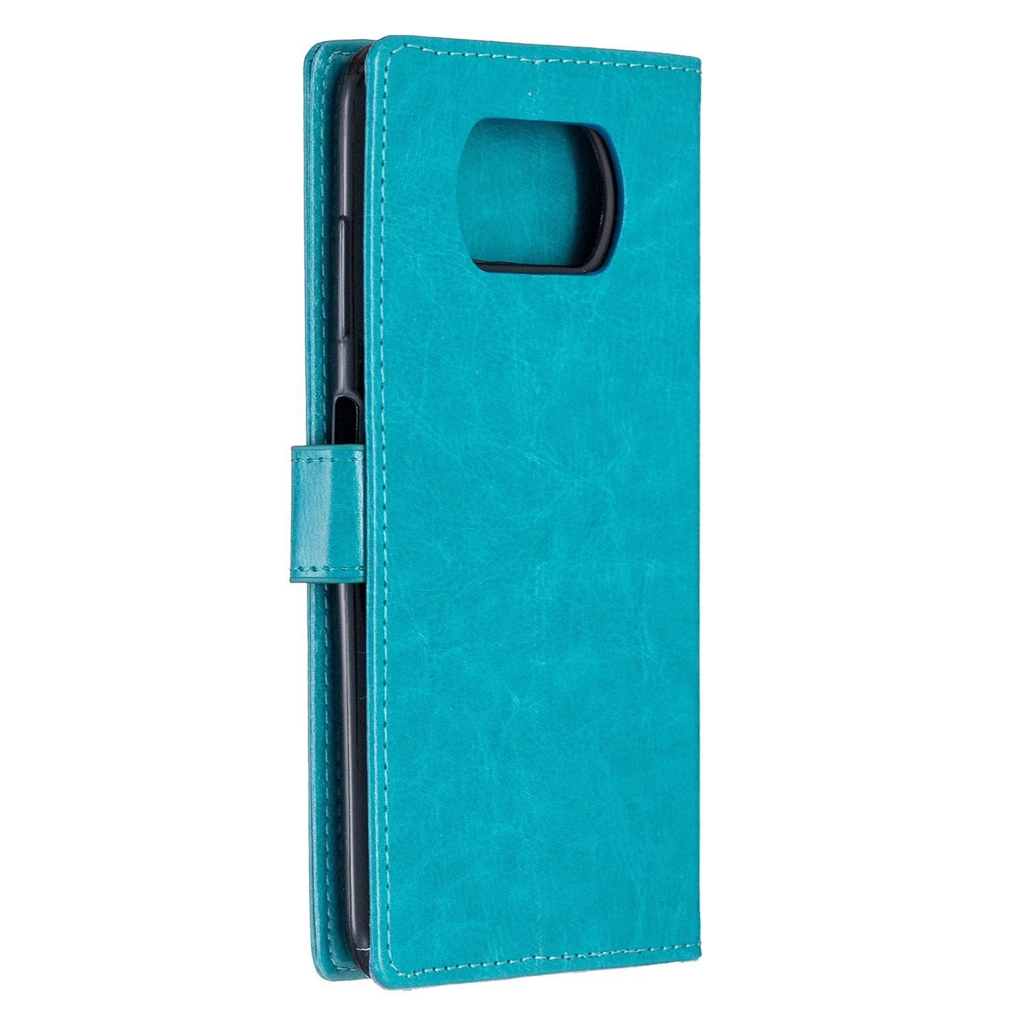 KÖNIG DESIGN Book Case, Bookcover, X3, Poco Blau Xiaomi