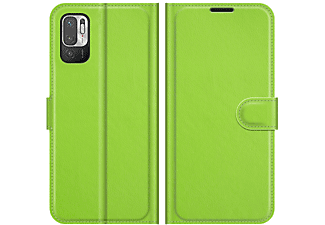 KÖNIG DESIGN Book Case, Bookcover, Xiaomi, Redmi Note 10 5G, Grün