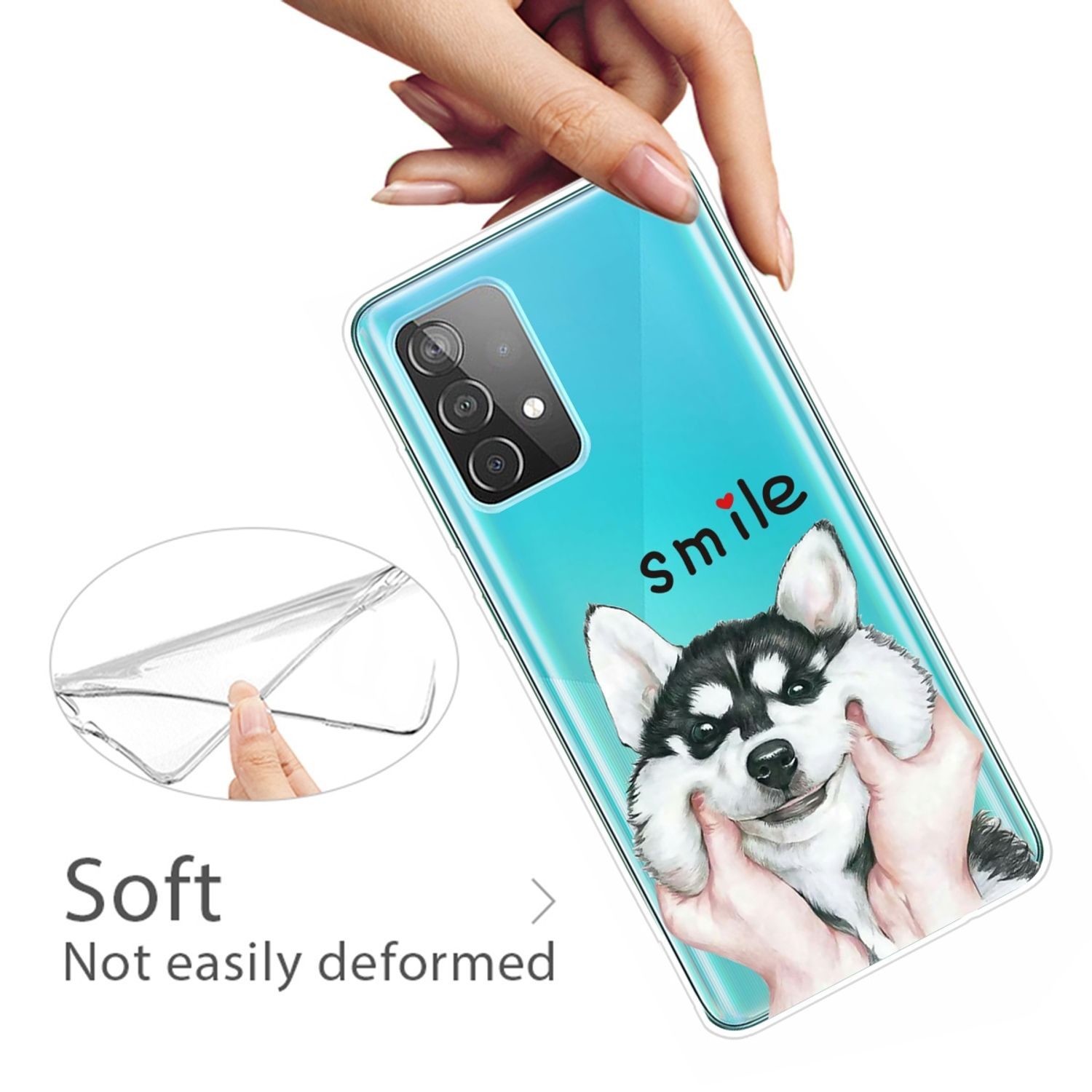 Galaxy A52s, KÖNIG DESIGN 5G Case, Samsung, A52 Transparent / / Backcover, 4G