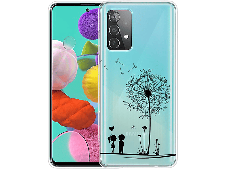 Galaxy Transparent Case, Samsung, 5G, DESIGN Backcover, A72 KÖNIG