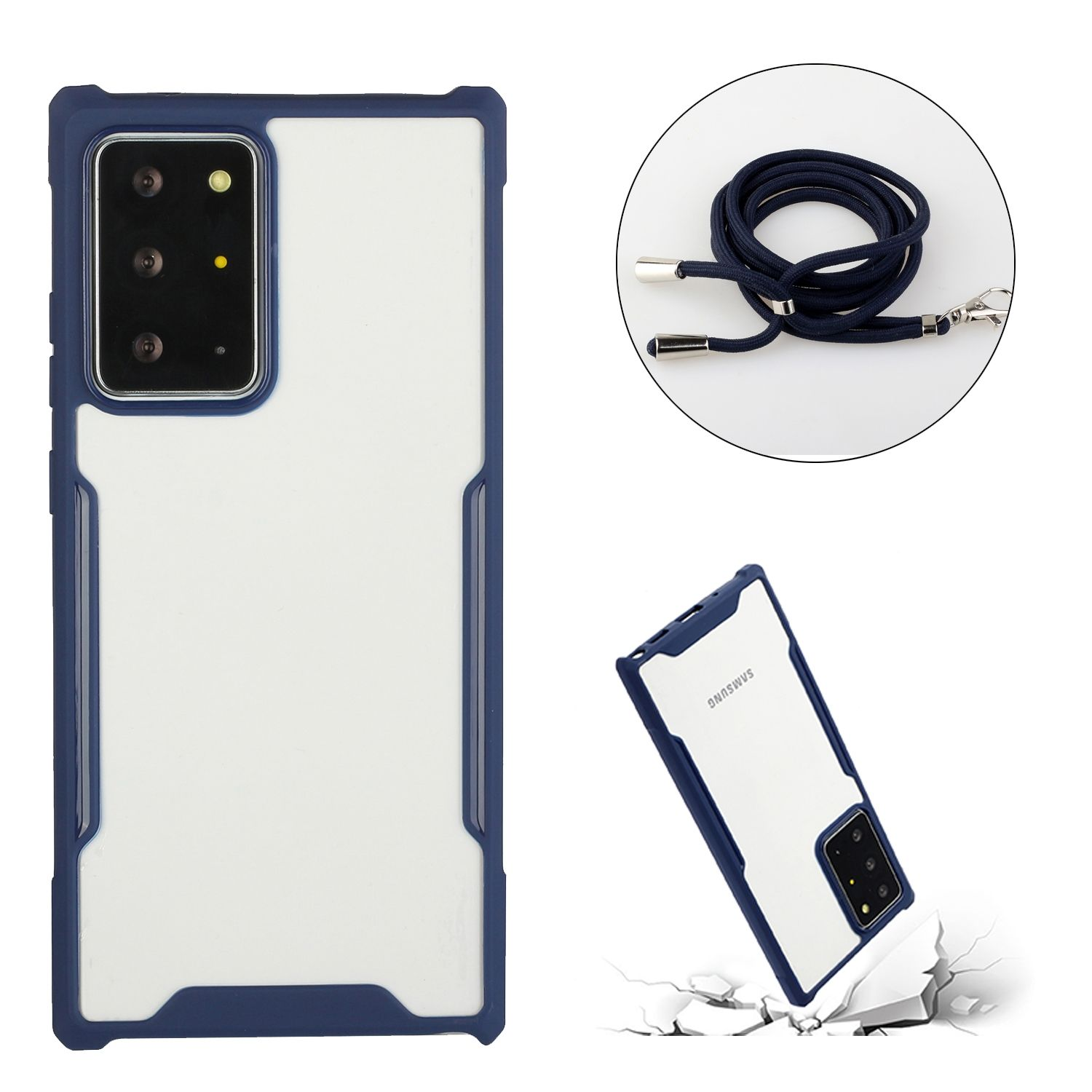 Umhängetasche, Case, S21 Blau Galaxy Samsung, KÖNIG Ultra, DESIGN