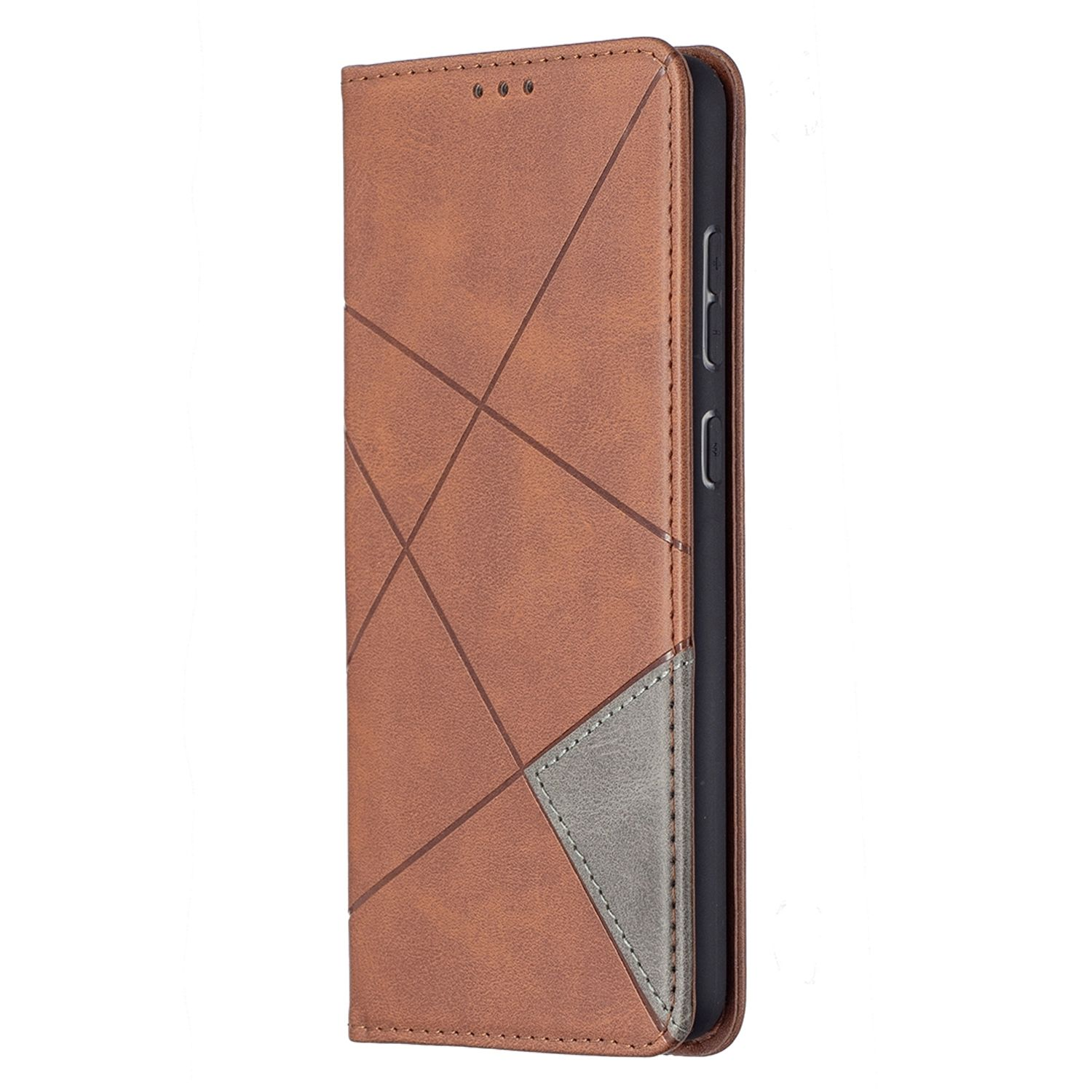 KÖNIG DESIGN Book Case, Galaxy A72 Bookcover, Braun 5G, Samsung