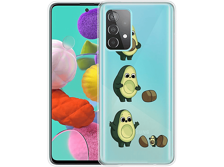 KÖNIG DESIGN Case, Backcover, A52s, 4G / 5G Samsung, A52 / Transparent Galaxy