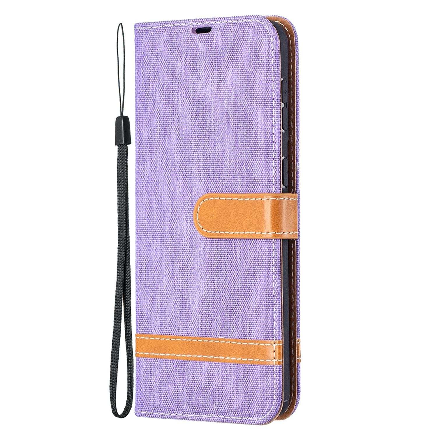 KÖNIG DESIGN Case, S21 Book Galaxy Violett Samsung, Bookcover, Plus