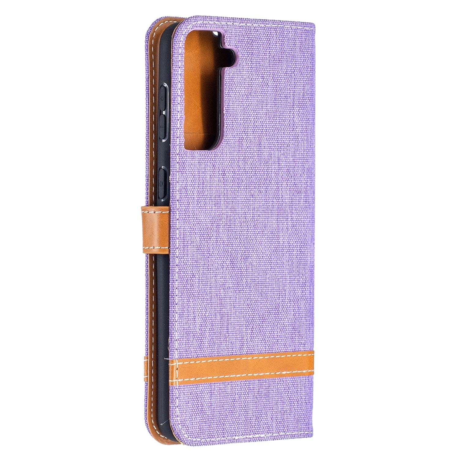 Galaxy DESIGN Violett Case, KÖNIG Plus, Book Samsung, S21 Bookcover,