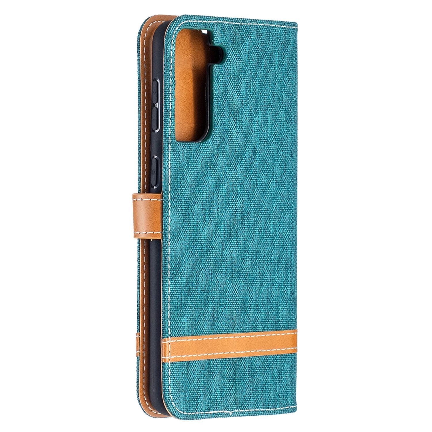 DESIGN Galaxy Grün Plus, Case, Book Bookcover, S21 KÖNIG Samsung,