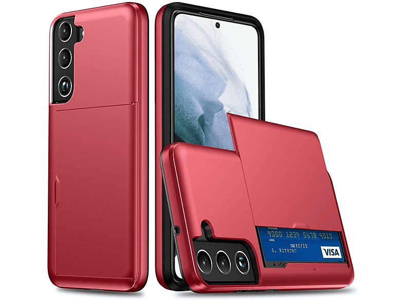 KÖNIG DESIGN Case, Backcover, Samsung, Galaxy S22 5G, Rot