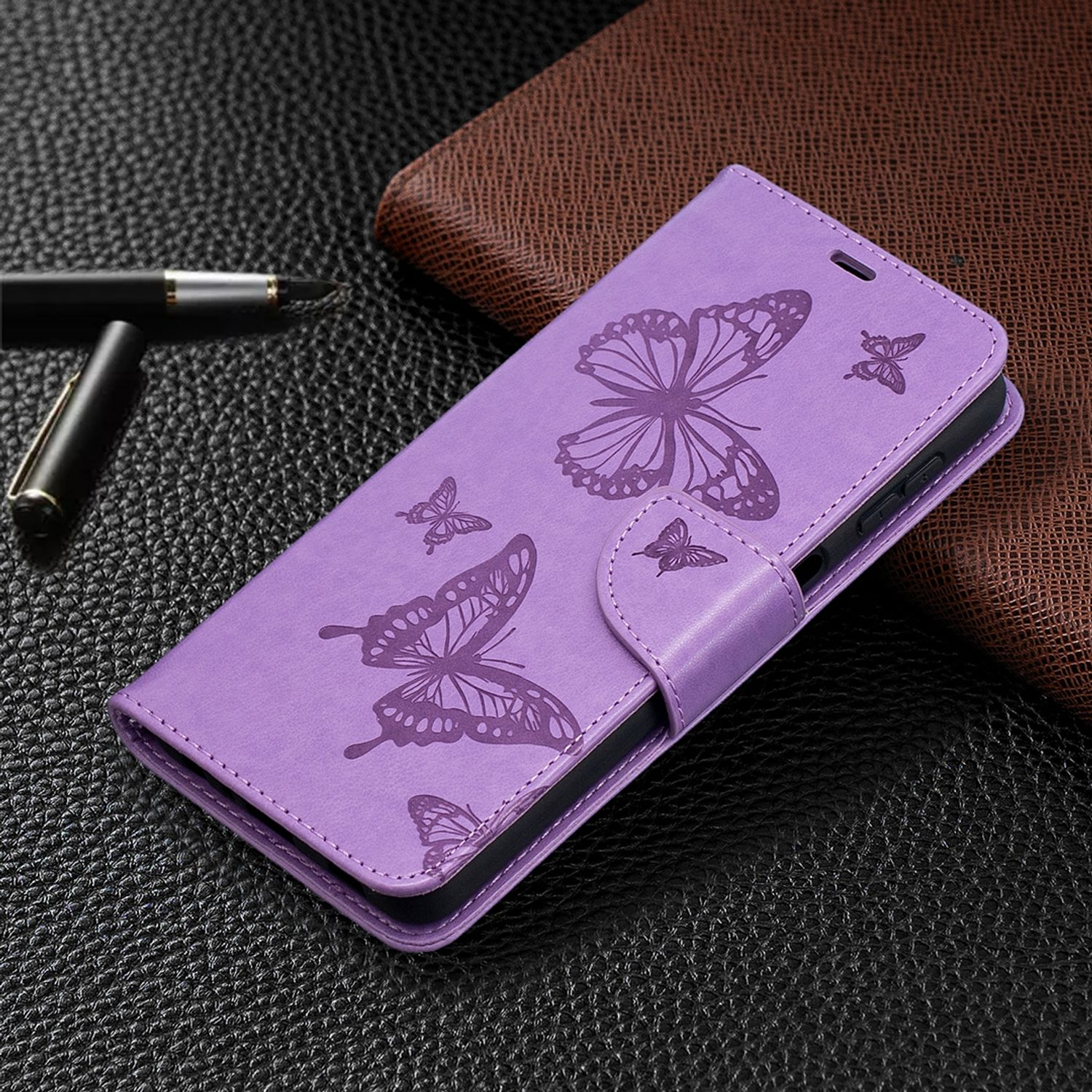 Samsung, KÖNIG A32 DESIGN 5G, Violett Galaxy Bookcover, Book Case,