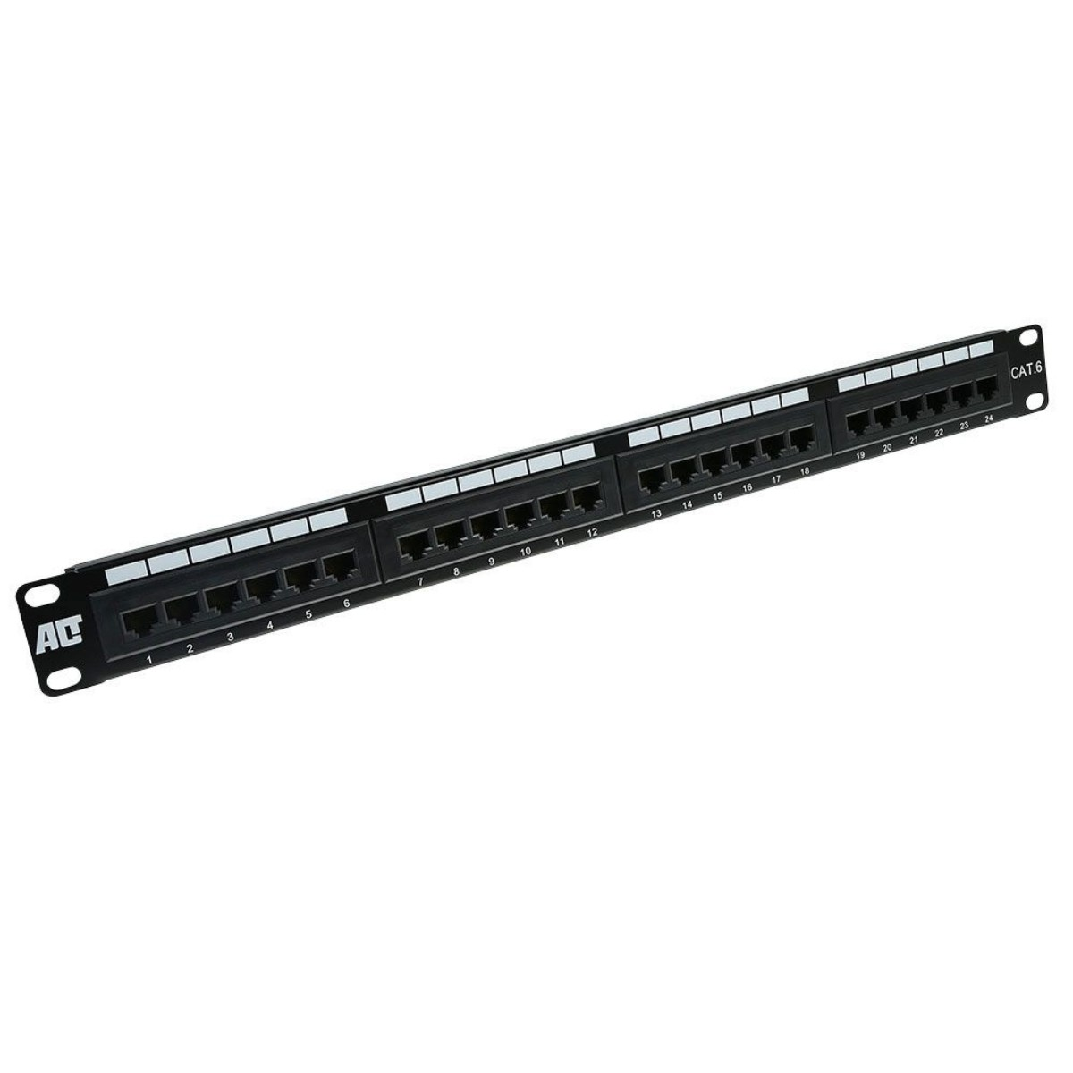 PP1010 Patchpanel ACT CAT6 24-Ports