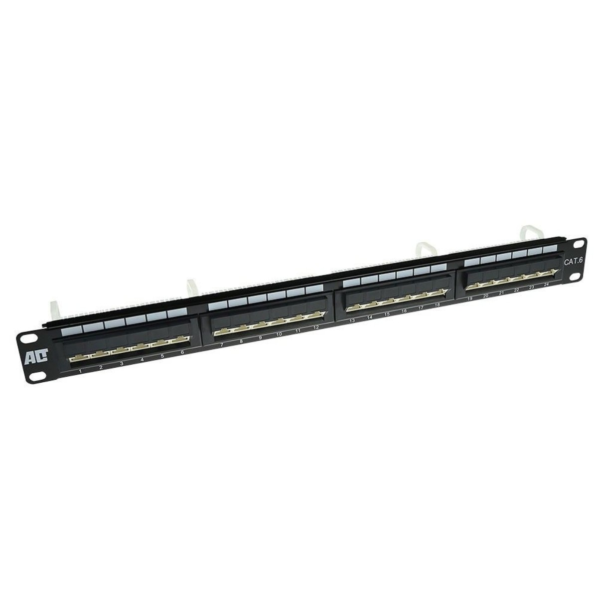 Patchpanel 24-Ports ACT CAT6 PP1013