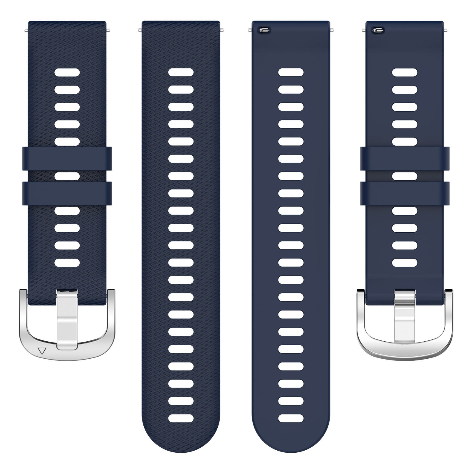 Ersatzarmband, Garmin, Forerunner 265S, Dunkelblau INF Armband Silikon,