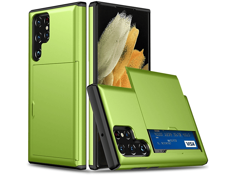 KÖNIG DESIGN Case, Backcover, Ultra Grün 5G, Galaxy Samsung, S22