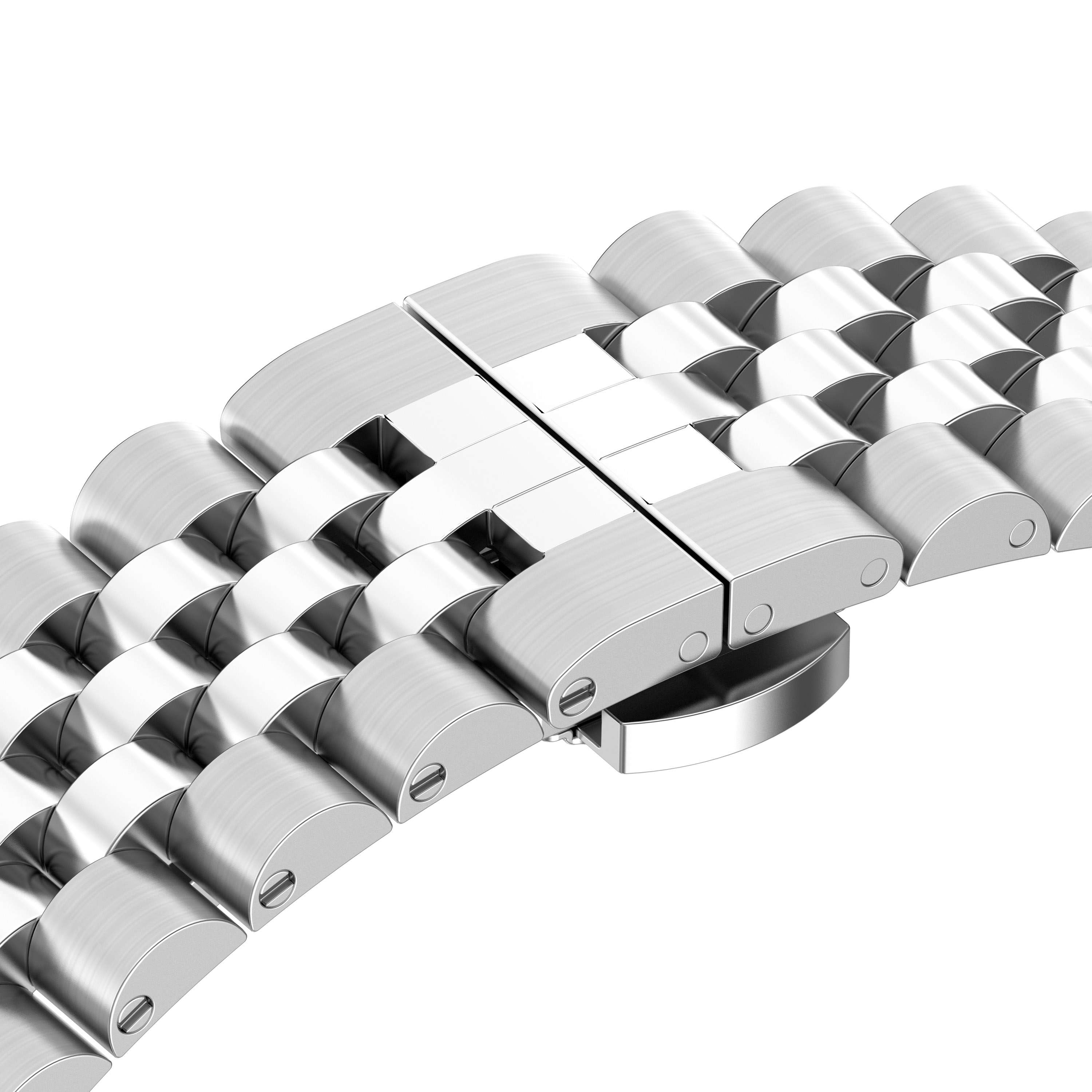 Silber Armband 5, Edelstahl, Ersatzarmband, INF Charge Samsung,