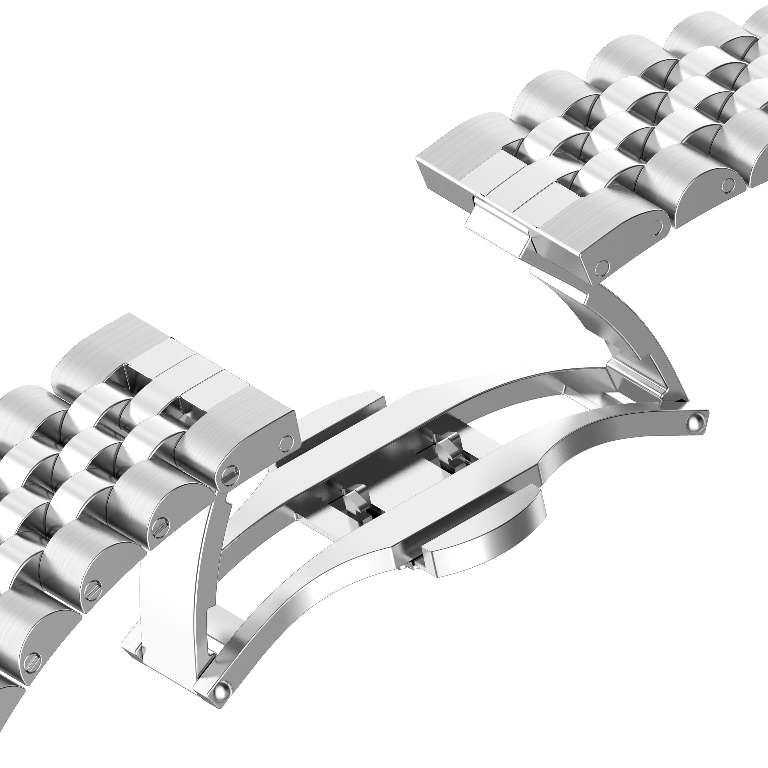 INF Armband Edelstahl, Ersatzarmband, 5, Charge Silber Samsung