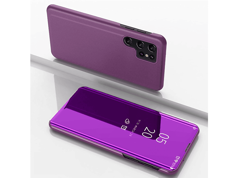 KÖNIG DESIGN Case, Full Cover, Samsung, Galaxy S22 Ultra 5G, Violett | Fullcover