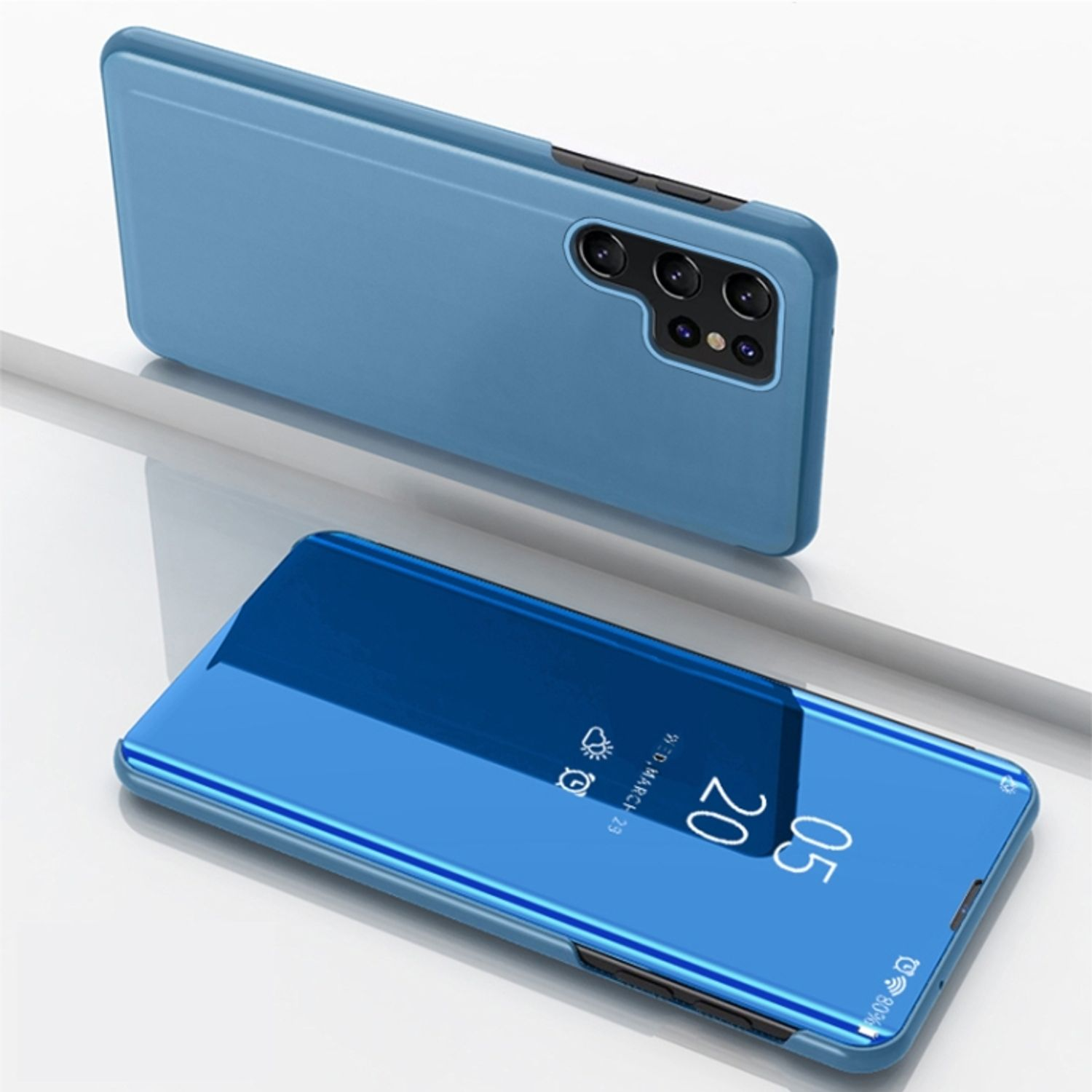 Cover, S22 Samsung, KÖNIG Galaxy Ultra 5G, Full Case, DESIGN Blau