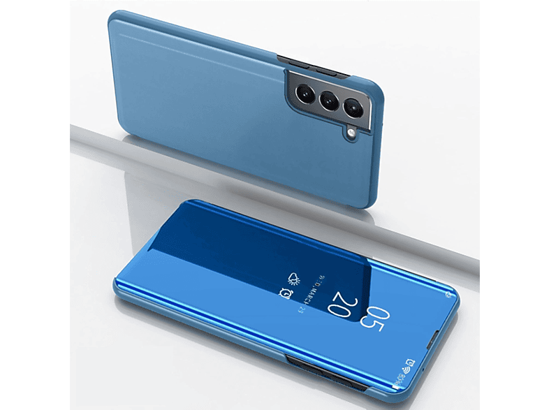 KÖNIG DESIGN Case, Full Cover, Galaxy Plus Blau 5G, S22 Samsung