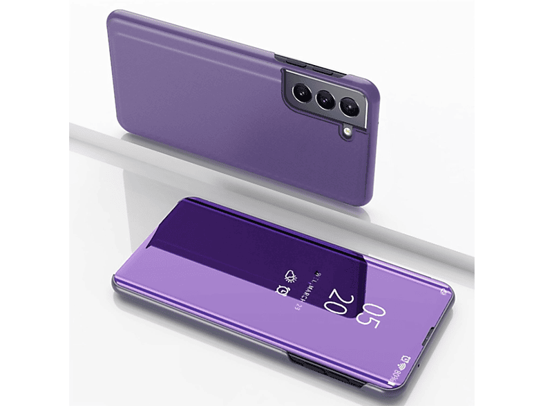 KÖNIG DESIGN Case, Full Cover, Samsung, Galaxy S22 5G, Lila-blau