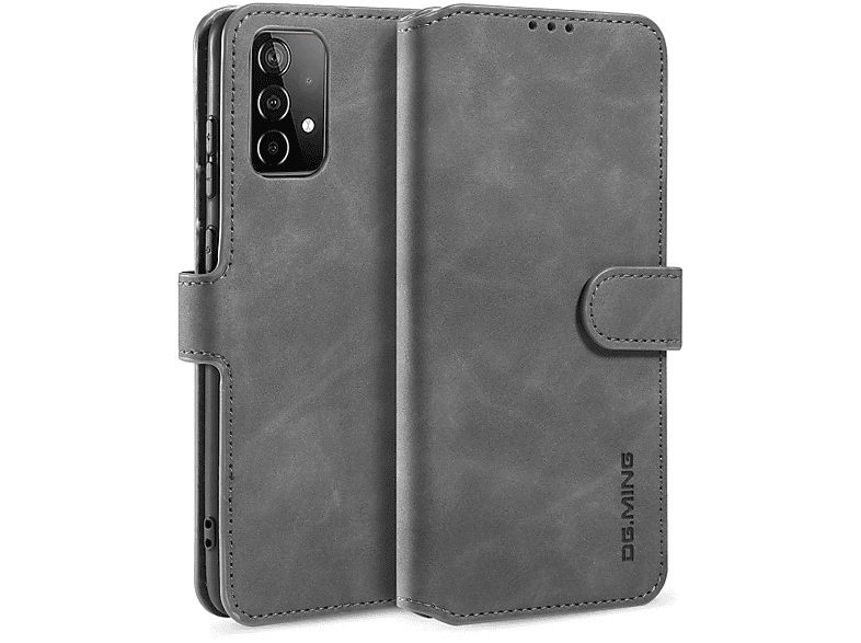 5G / / 4G Samsung, KÖNIG Bookcover, Grau Case, Galaxy A52s, DESIGN A52 Book