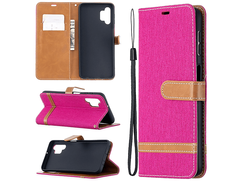 Rosa DESIGN Samsung, Book Galaxy KÖNIG Bookcover, 5G, Case, A32