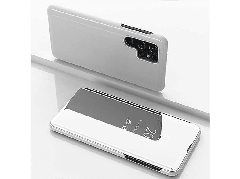 KÖNIG DESIGN Case, Full Cover, Samsung, Galaxy S22 Ultra 5G, Silber