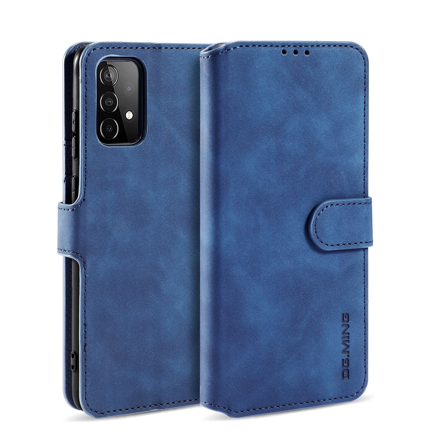 Galaxy 4G A52s, A52 Blau KÖNIG Bookcover, Book Case, Samsung, / / 5G DESIGN