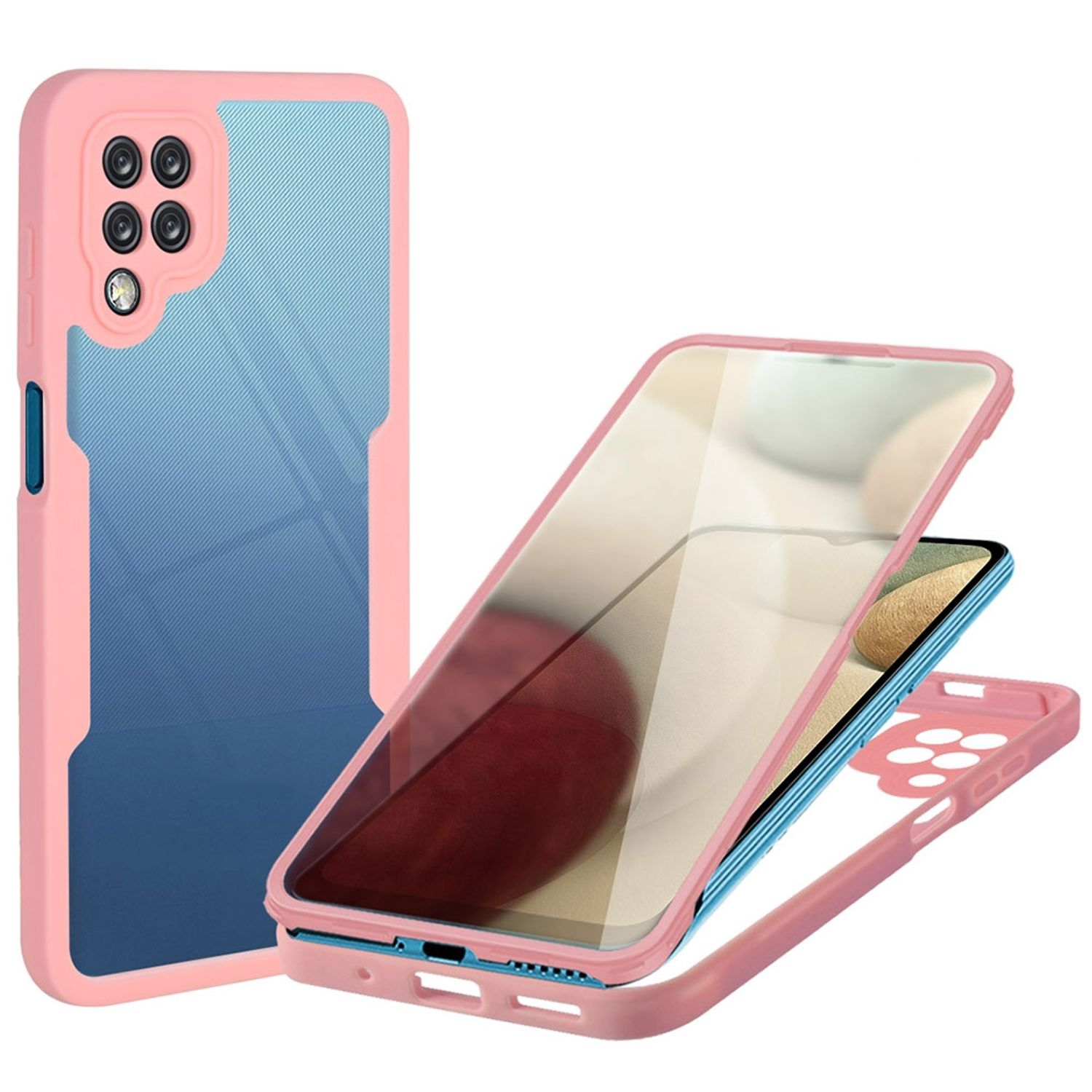 Rosa DESIGN Case, Cover, KÖNIG A12, Galaxy Samsung, Full