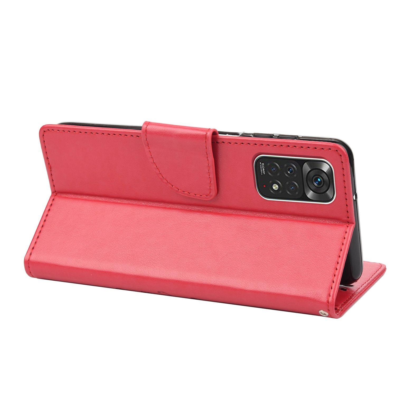 KÖNIG DESIGN Rot Bookcover, 11S Note Xiaomi, Case, / 11 Redmi Global, Note Book