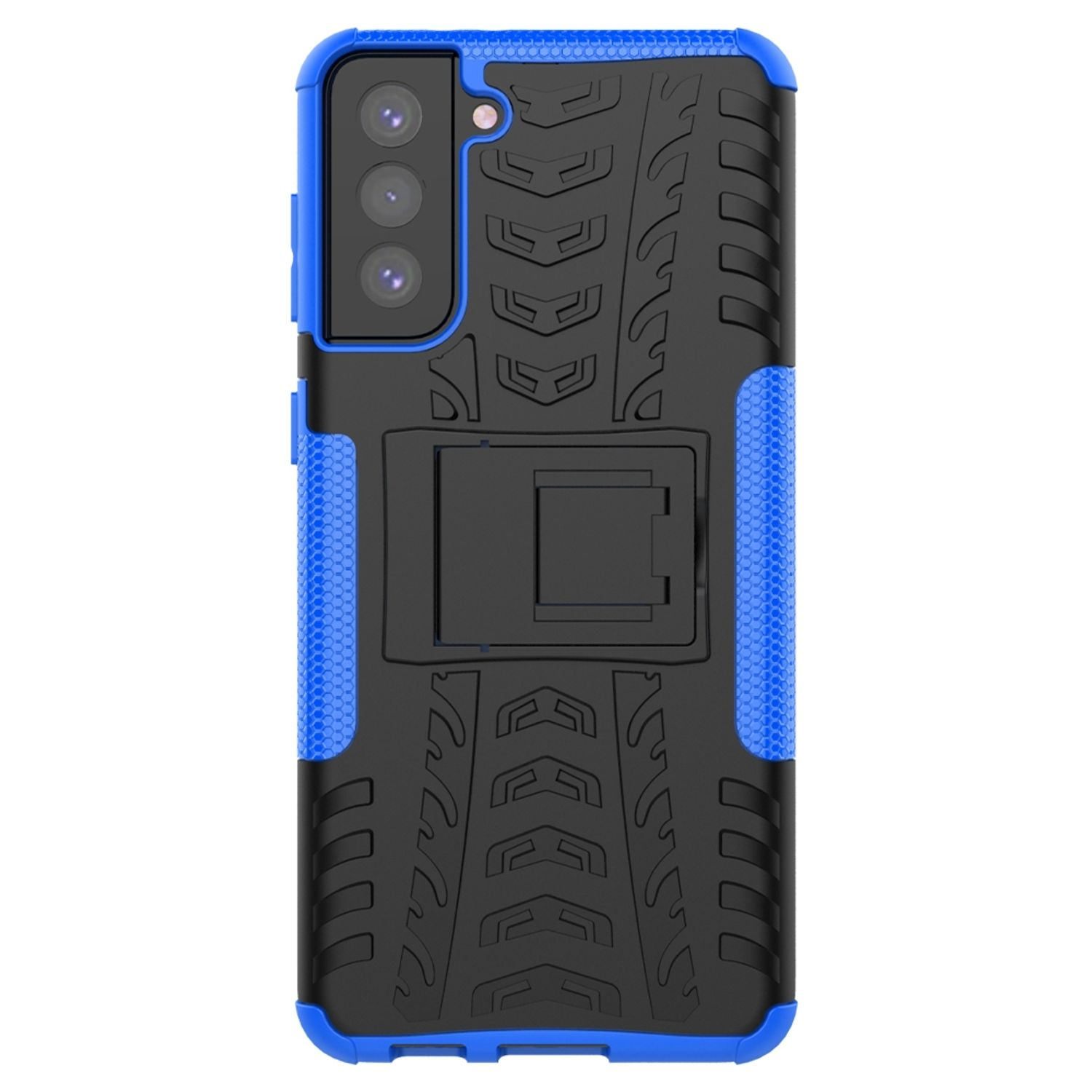 Case, KÖNIG Samsung, DESIGN Galaxy Plus, S21 Backcover, Blau