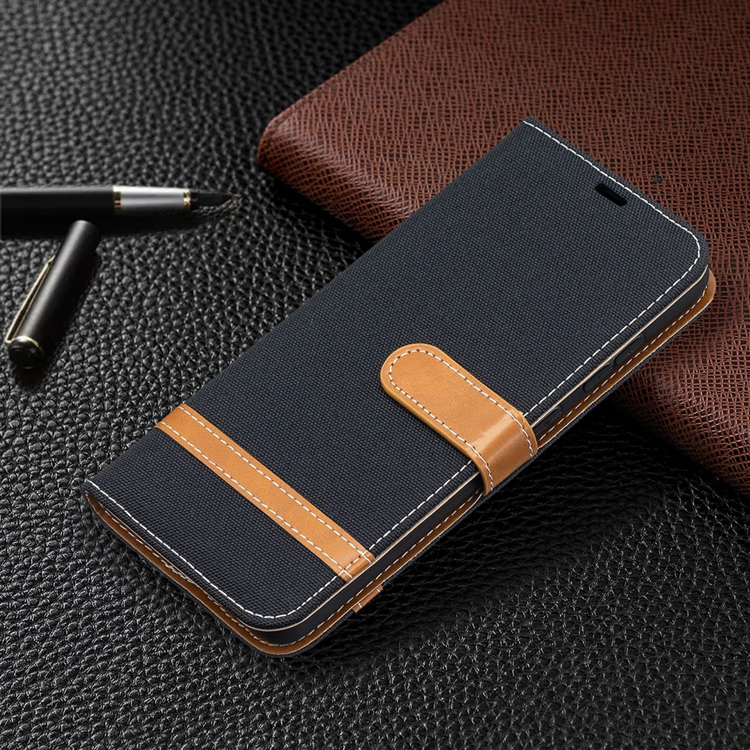 5G DESIGN / KÖNIG A52s, 4G Case, Samsung, Galaxy / Bookcover, A52 Schwarz Book