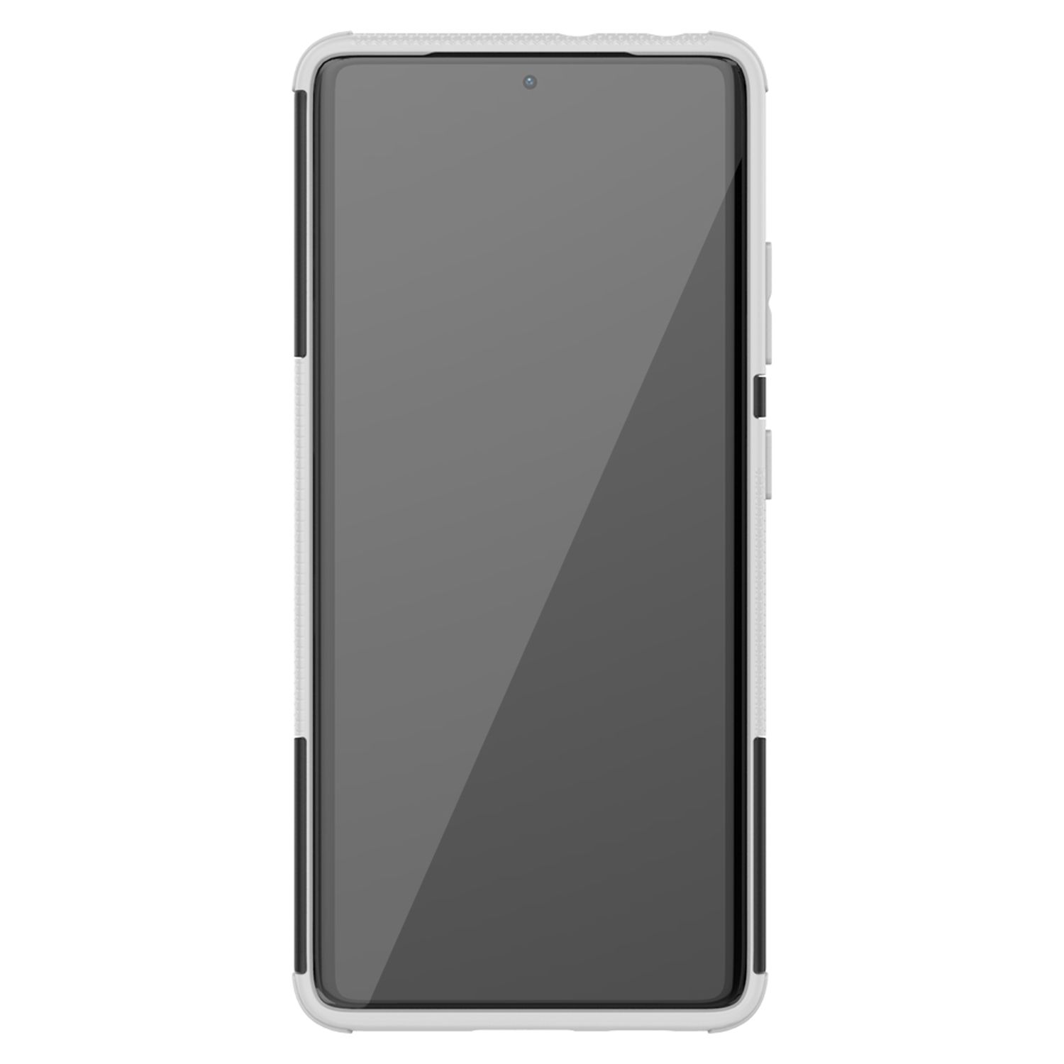 S21 KÖNIG DESIGN Ultra, Case, Backcover, Galaxy Weiß Samsung,