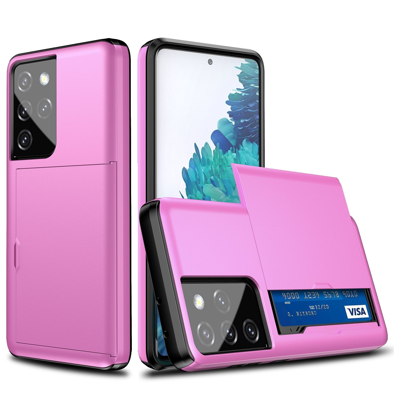 S21 Rosa Case, Galaxy Ultra, Samsung, DESIGN KÖNIG Backcover,