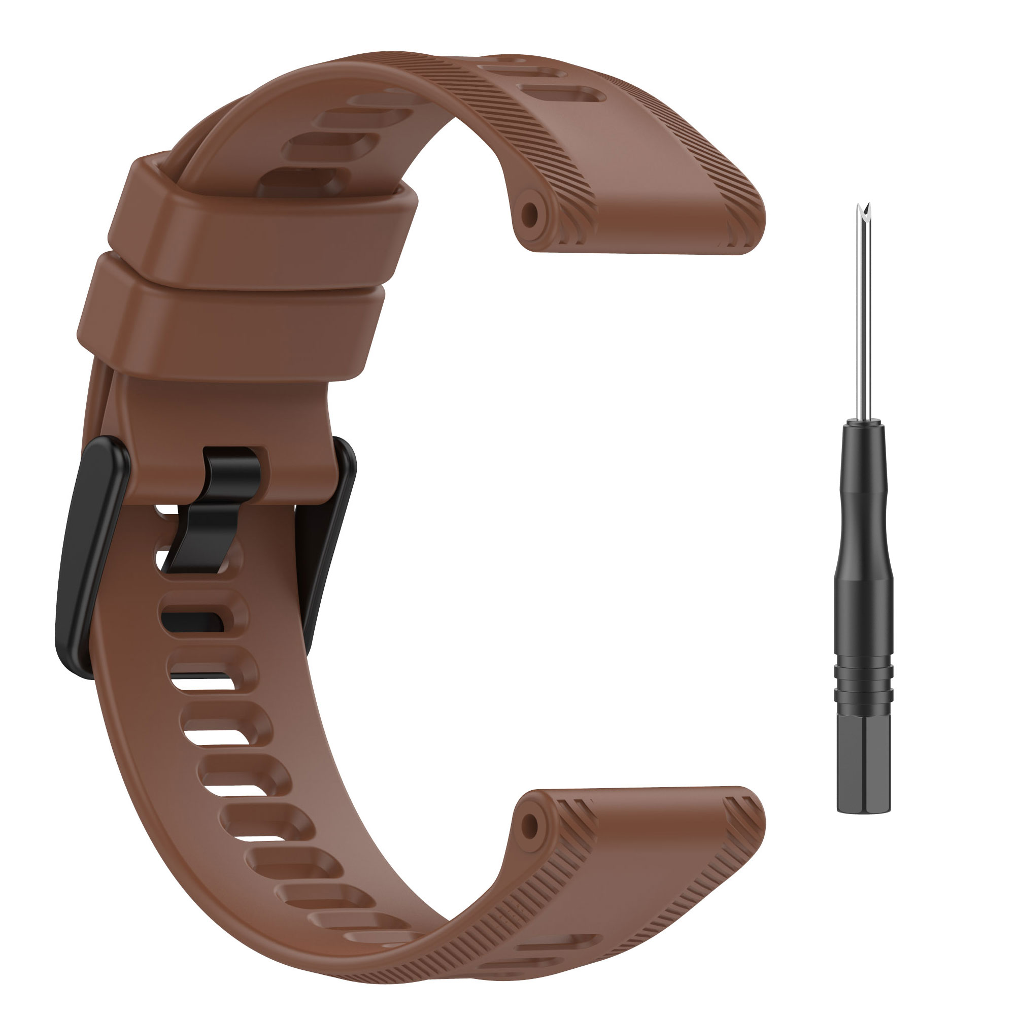 INF Armband Silikon, Ersatzarmband, Forerunner / Garmin, 965, Braun 265