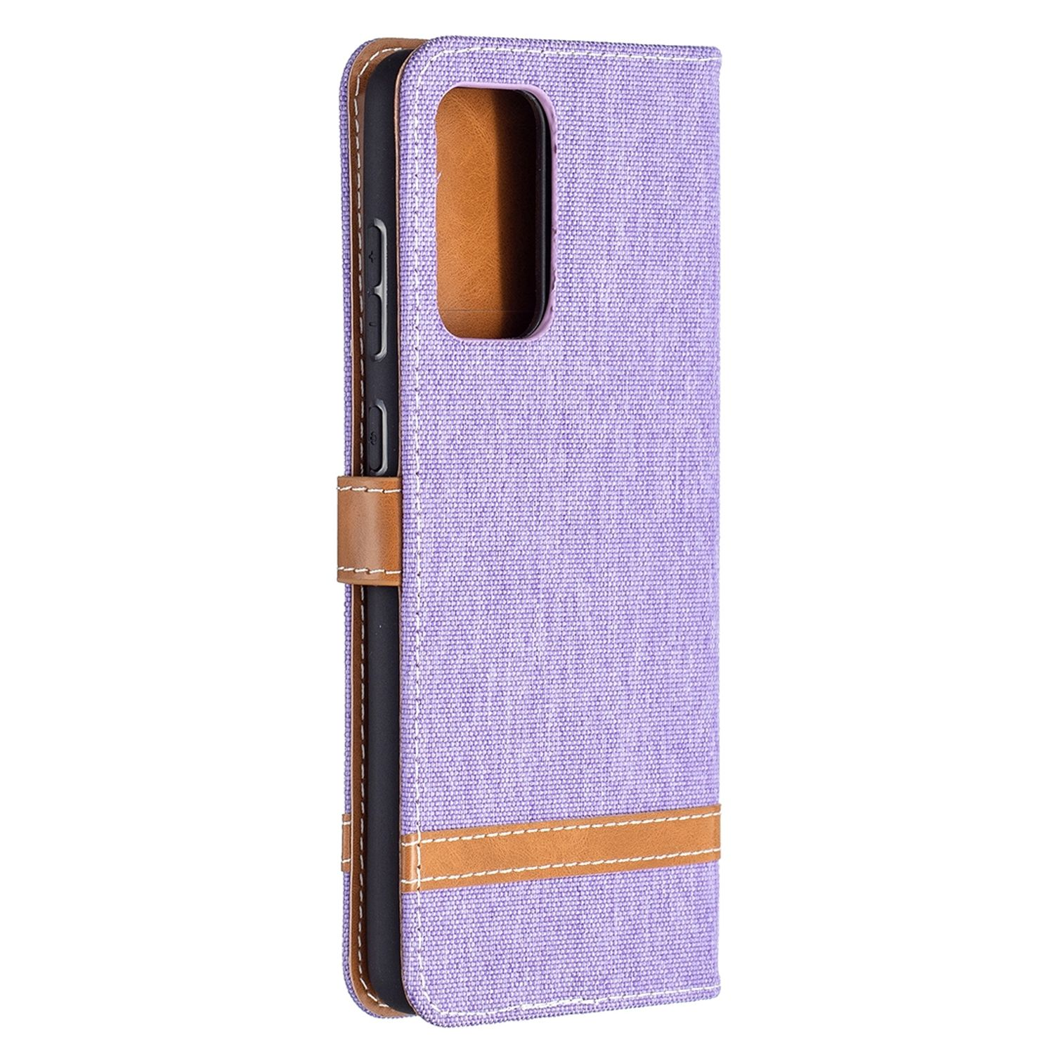 Samsung, Book Galaxy Case, Violett Bookcover, 5G, DESIGN KÖNIG A72