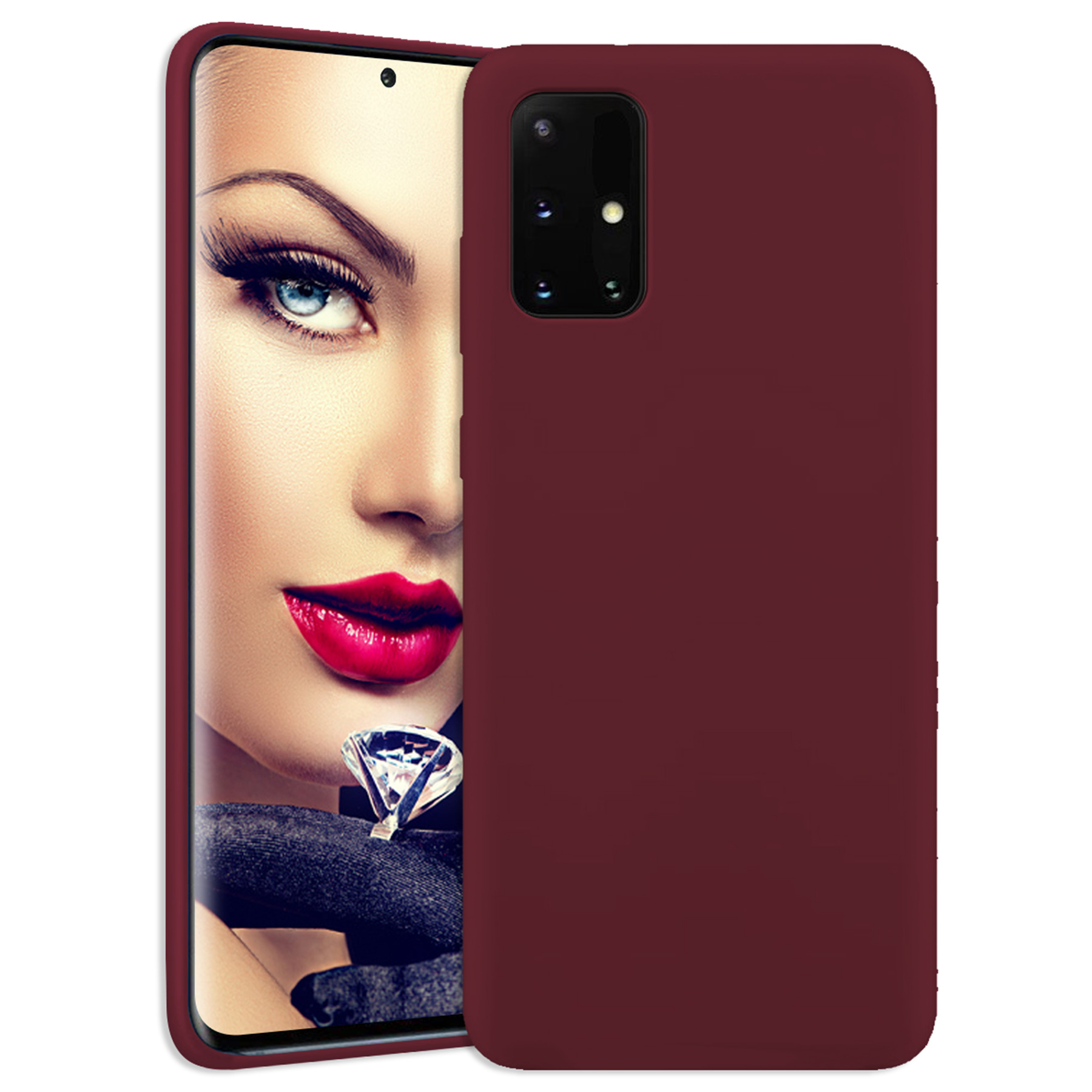 Samsung, Soft Galaxy Bordeaux Matt MTB A42 Rot 5G, Backcover, MORE Case, Color ENERGY