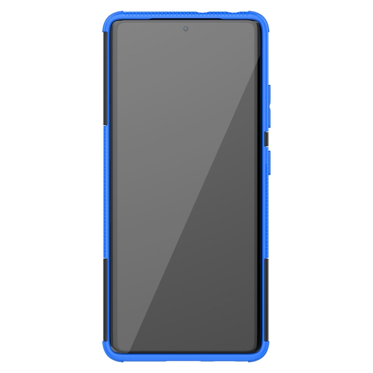 S21 KÖNIG DESIGN Samsung, Ultra, Case, Blau Galaxy Backcover,