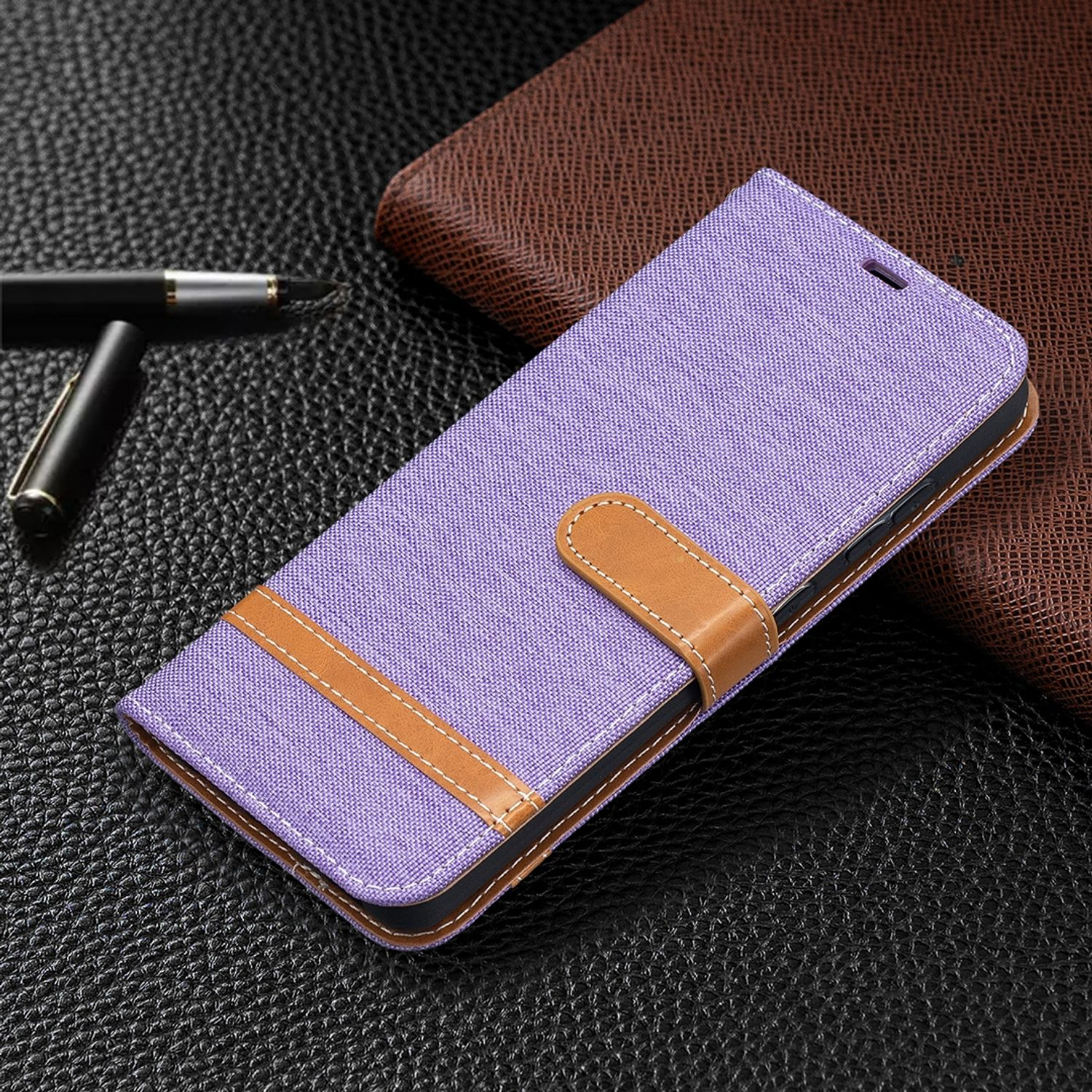 Bookcover, 4G Samsung, KÖNIG Galaxy / DESIGN A52s, Book Violett Case, A52 5G /