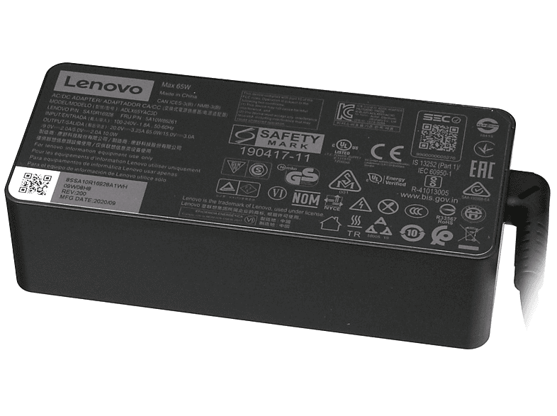 LENOVO ADLX65YDC3A Original USB-C Netzteil 65 Watt | Akku-Ladegeräte