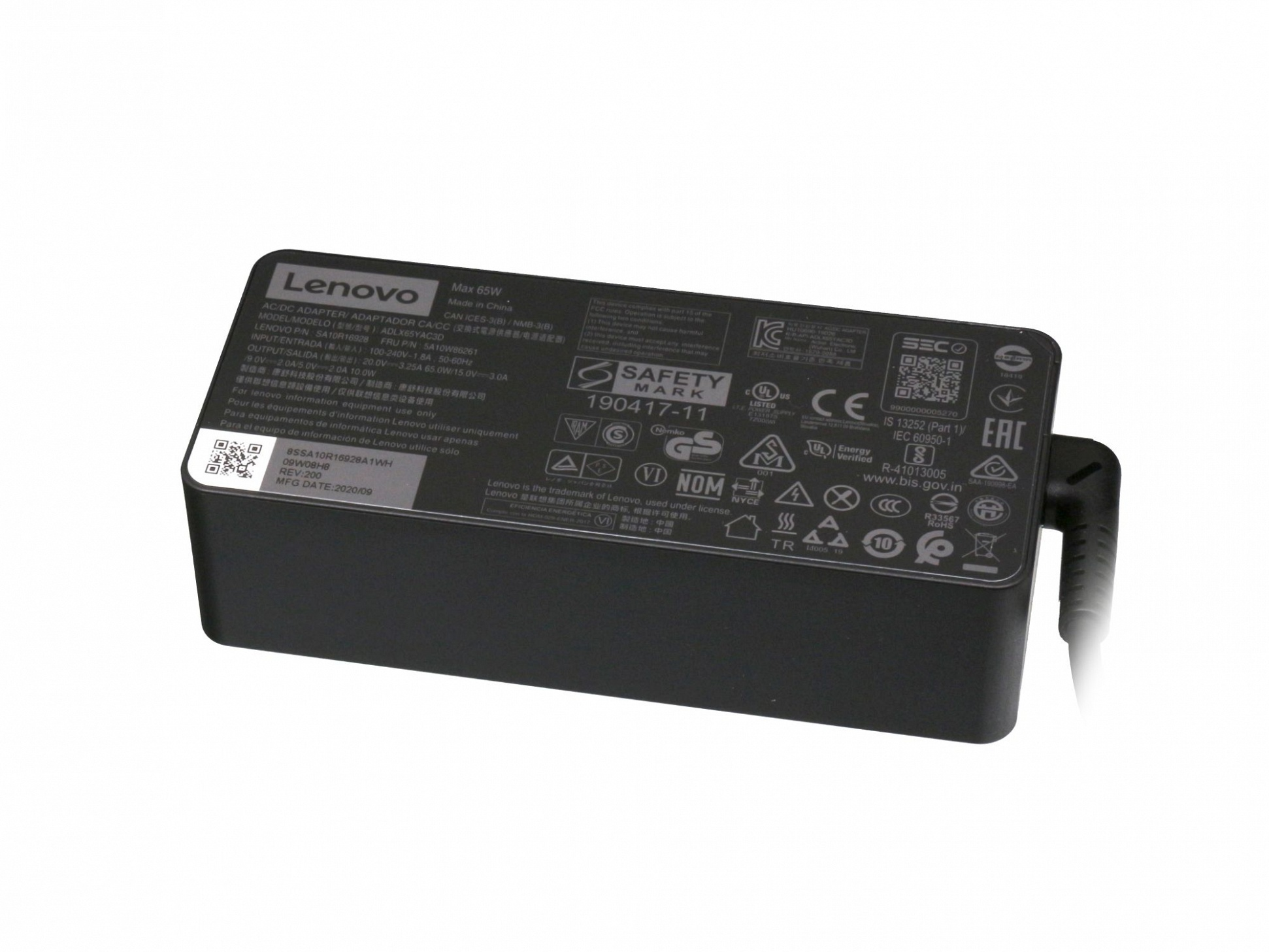 LENOVO ADLX65YLC3A Original USB-C Netzteil 65 Watt