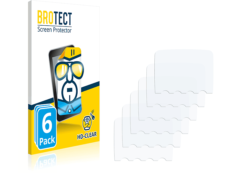 BROTECT 6x klare Schutzfolie(für Vtech Duo Kidizoom 5.0)