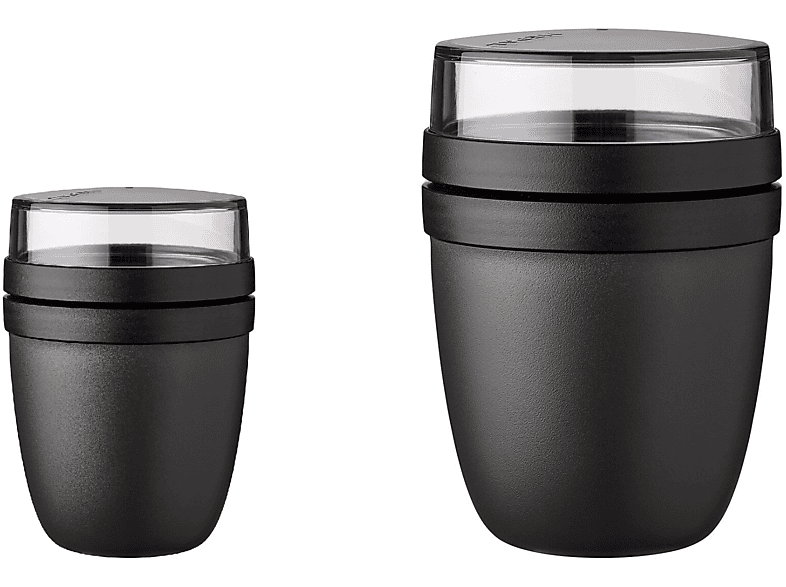 Mepal Lunchpot Ellipse Mixed - Müslibecher To Go Mit 500ml + 200ml, Mikrowellengeeignet