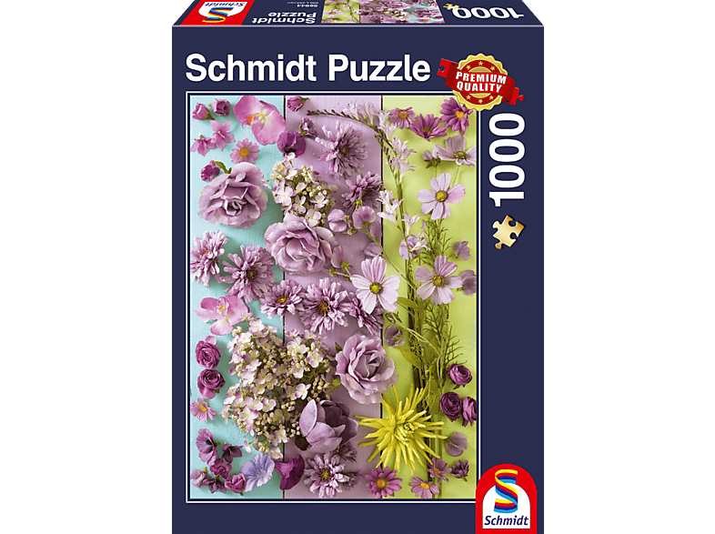 SCHMIDT SPIELE Puzzle Blüten Violette
