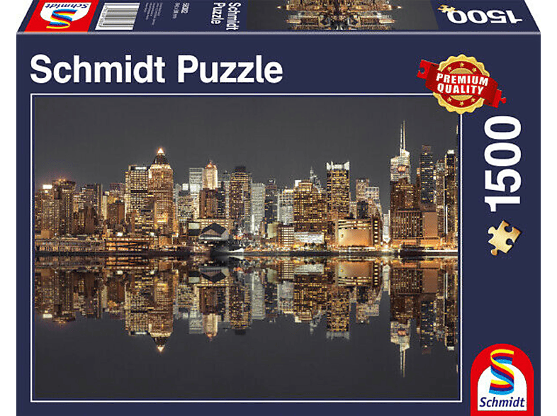 SCHMIDT SPIELE puzzle Skyline New York 60 x 85 cm grau 1500 Teile Puzzle