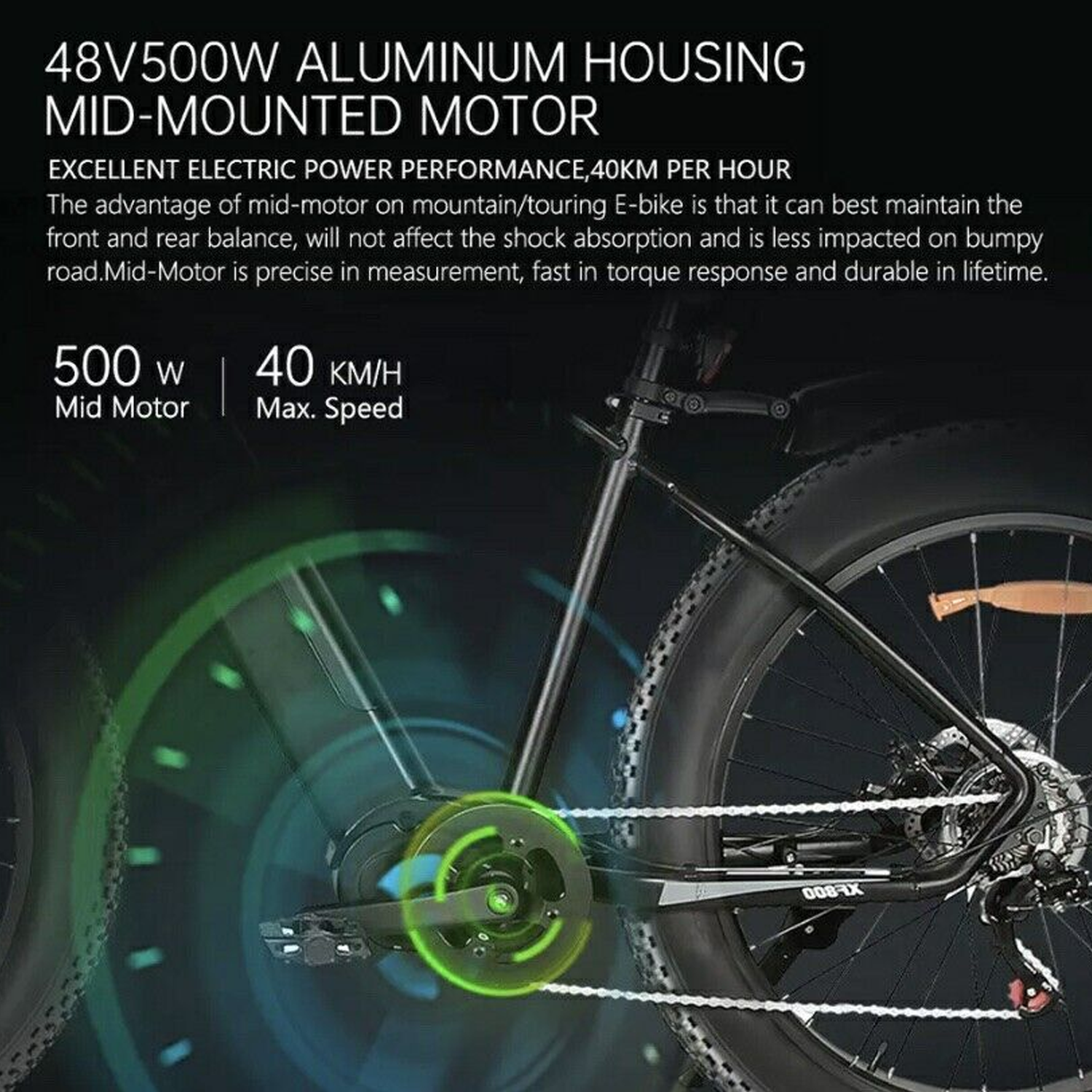 BEZIOR XF800 Urbanbike Unisex-Rad, Grun) (Laufradgröße: Zoll, 26