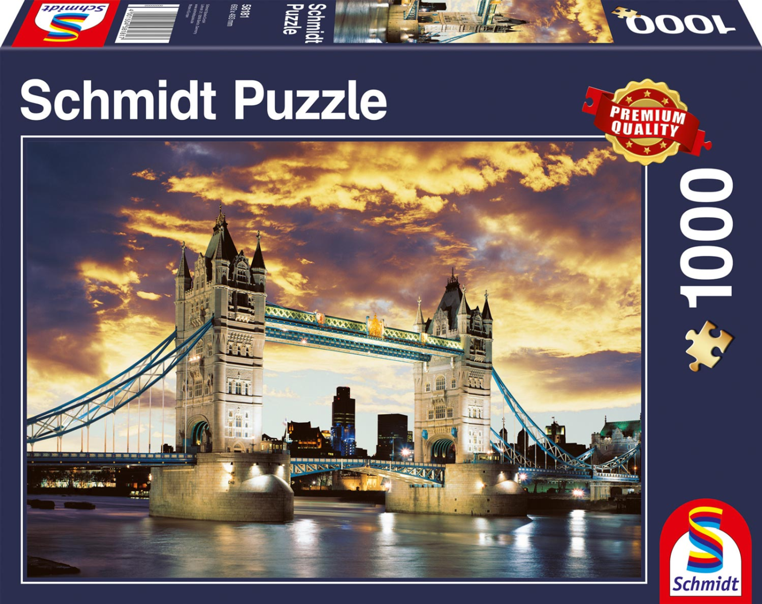 London SCHMIDT Tower Puzzle Bridge SPIELE